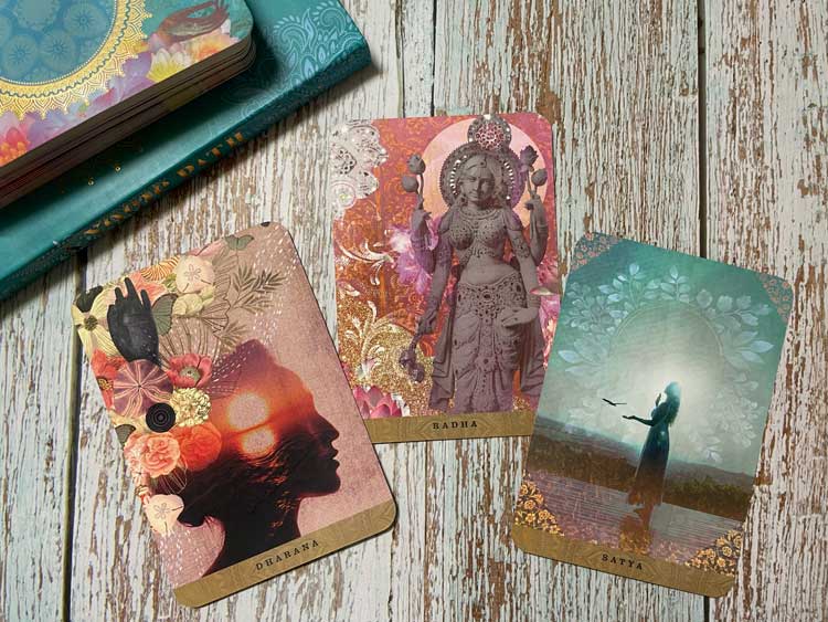 Unboxing + review: A Yogic Path oracle deck by Sahara Rose - Modern Gypsy