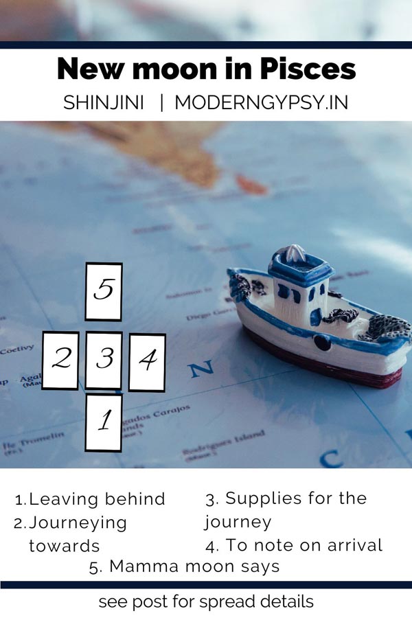 February 2025: Tarot spread for the new moon in Pisces - Modern Gypsy